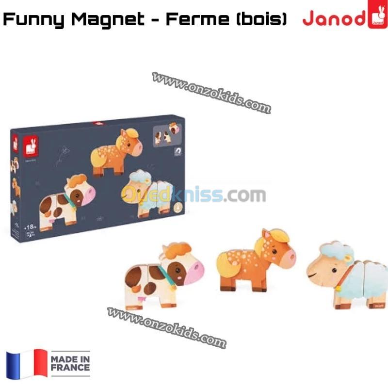 jeux éducatif Funny Magnet  Ferme (bois)