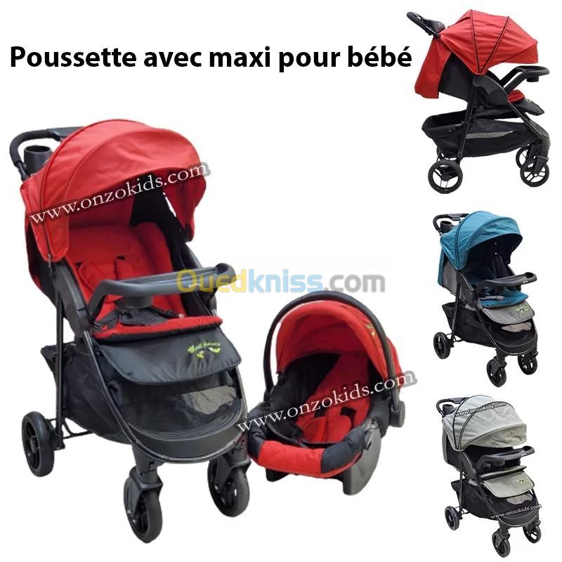 Poussette avec maxi 2 en 1 pour bébé - Mini Pouce - Alger Algérie