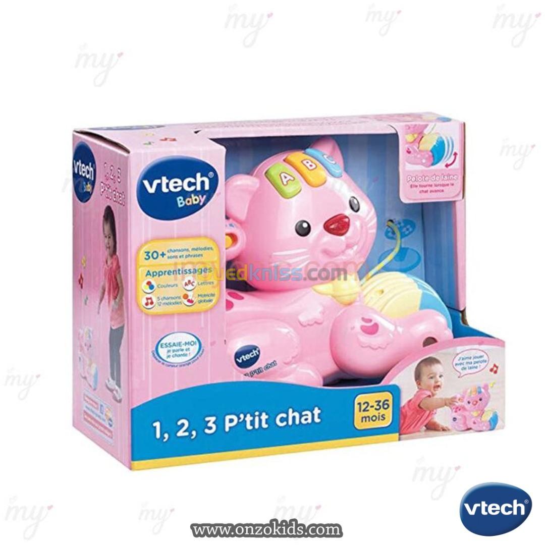 1, 2, 3 p'tit chat rose - jouet interactif -Vtech