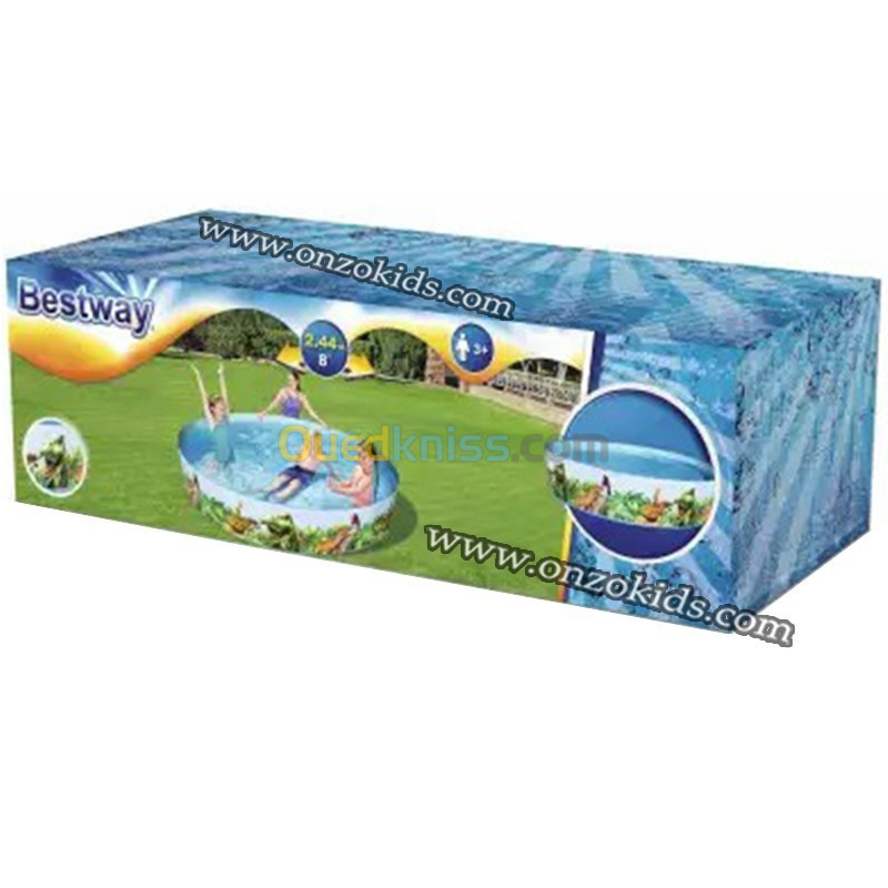 Piscine rigide Dinosaure Fill N Fun 244 x 46 cm - Bestway