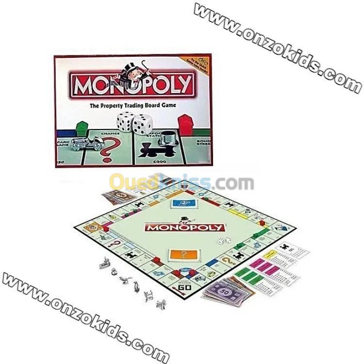 Monopoly classique le célèbre jeu de transactions immobilières