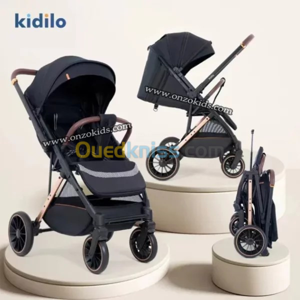 Poussette compacte réversible pour bébé | Kidilo