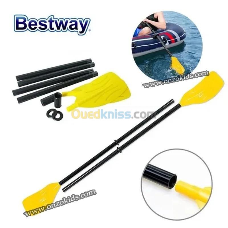 Paire de Rames Léger et Robuste en Plastique 124 cm-Bestway