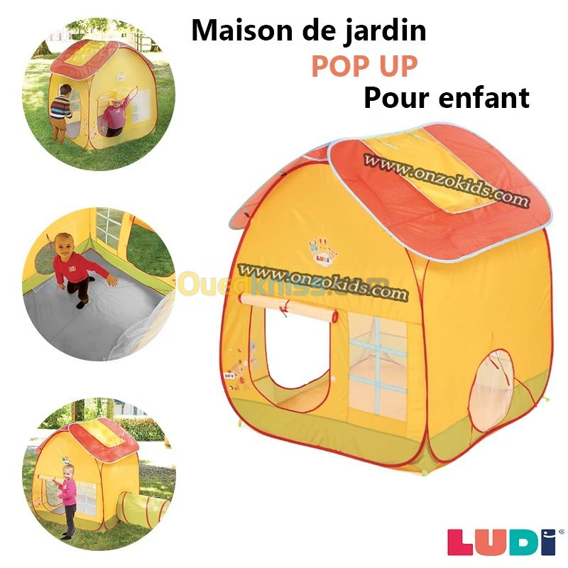 Maison de jardin POP UP pour enfant  LUDI