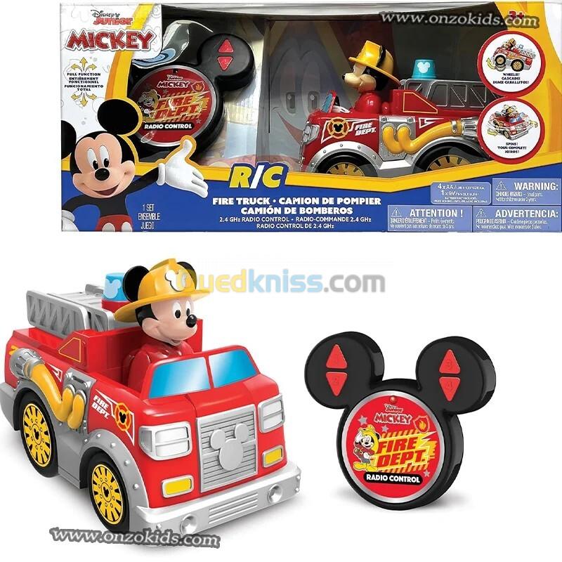 Camion de pompier Mickey mouse