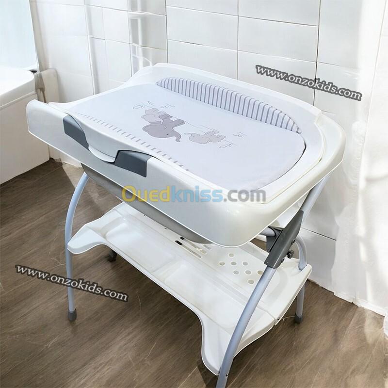 Baignoire, Table à langer 2en1 anatomique pour bébé ELIOS