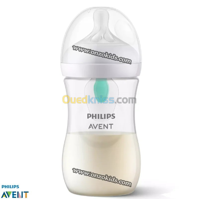 Biberon Natural Response avec valve AirFree 260 ml pour bébé 1m+ - AVENT PHILIPS