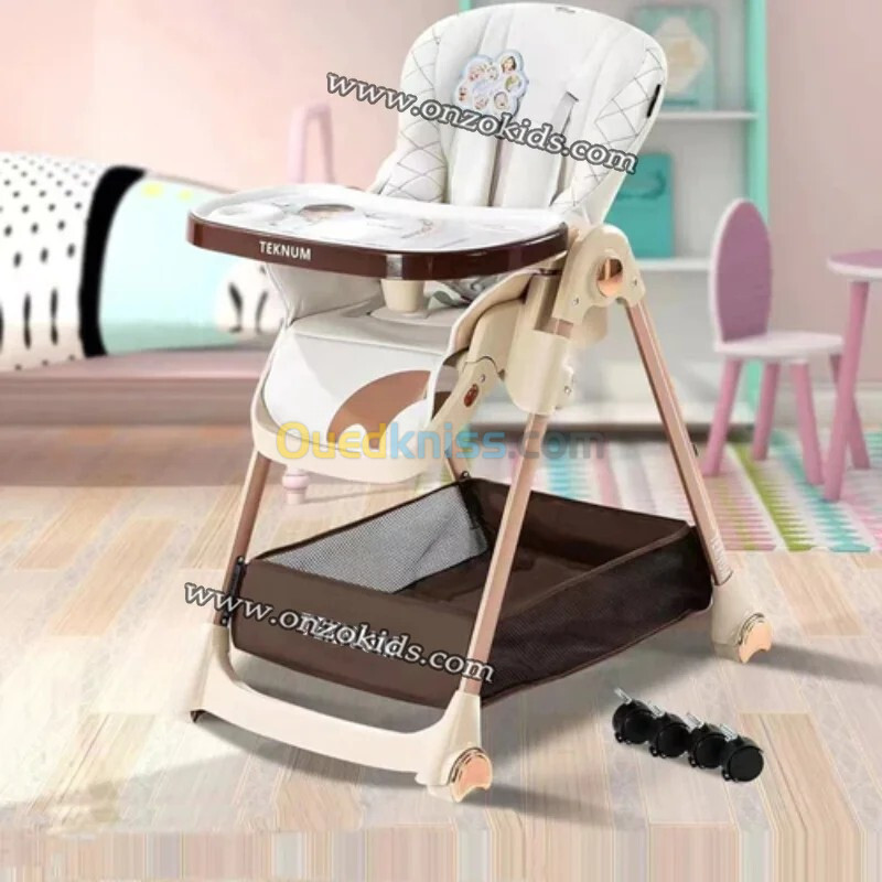 Chaise haute réglable Multipostions pour bébé - Kidilo