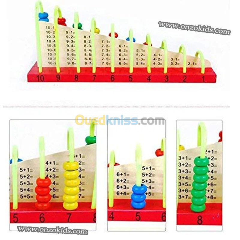 Abacus double face en bois