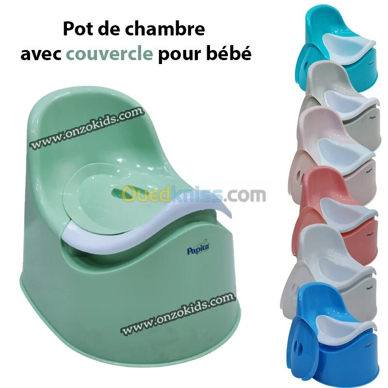 Pot de chambre avec couvercle pour bébé - Papita