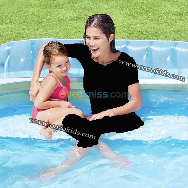 Piscine familiale avec fauteuil Swim Center Family 224 x 216 x 76 cm  INTEX