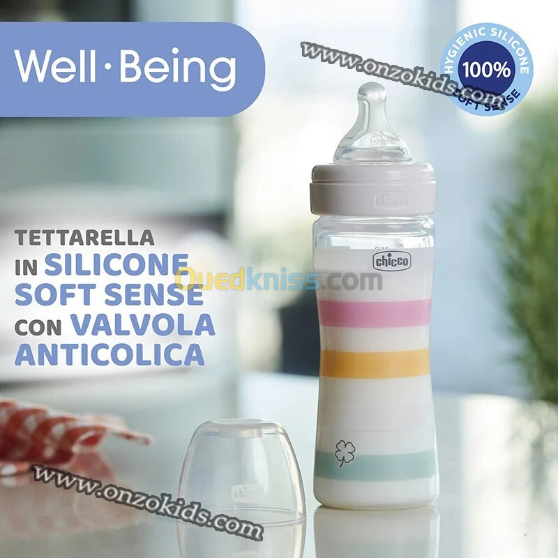 Biberon Well-Being en plastique - 250 ml - Chicco