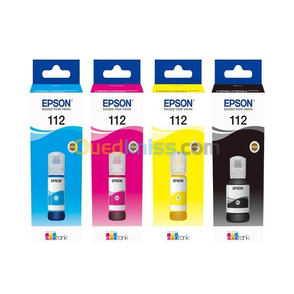 Pack bouteille encre EPSON ORIGINAL 112