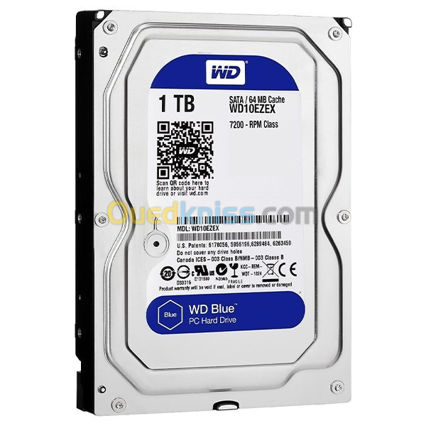 DISQUE DUR INTERNE 3.5 1To WESTERN DIGITAL Wd10EZEX