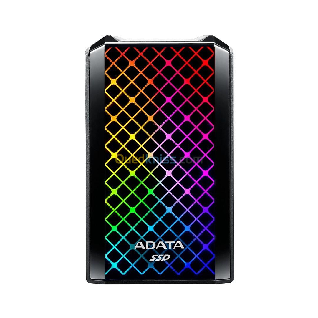 DISQUE SSD ADATA EXTERNE SE900G RGB 2To