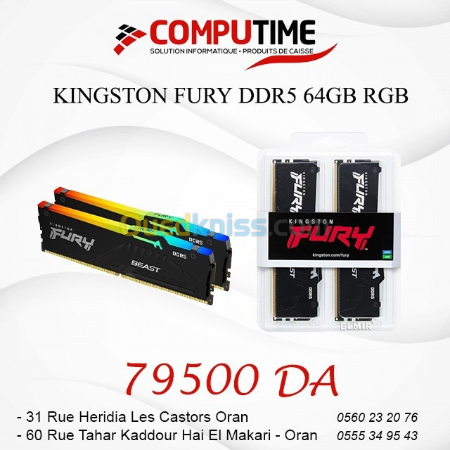 Kingston FURY DDR5 64GB RGB 