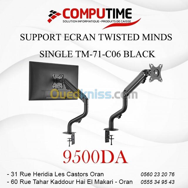 SUPPORT ECRAN TWISTED MINDS SINGLE TM-71-C06 BLACK