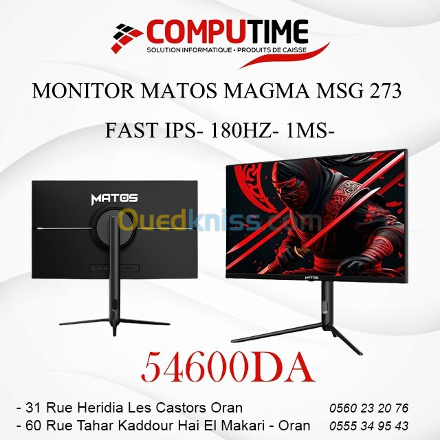 MONITOR MATOS MAGMA MSG 273   FAST IPS- 180HZ- 1MS- 