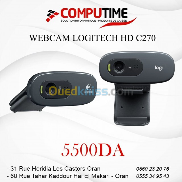 WEBCAM LOGITECH HD C270