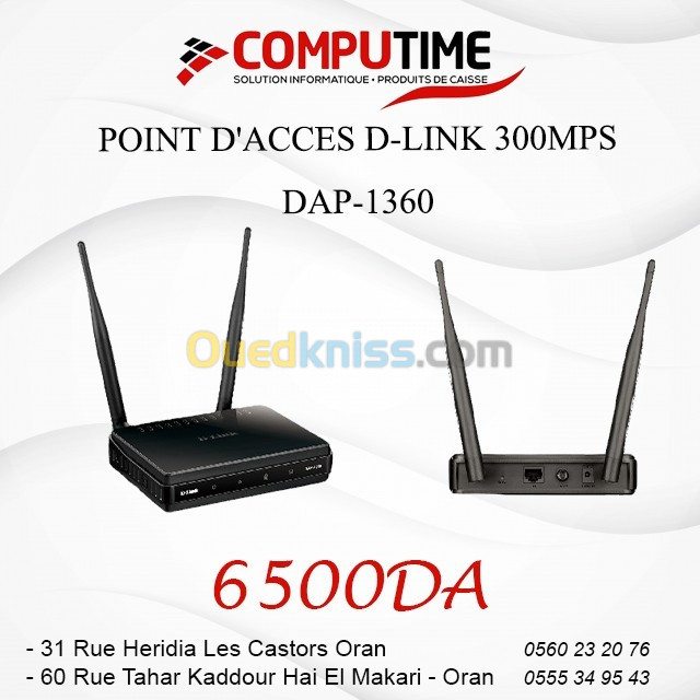 POINT D'ACCES D-LINK 300MPS DAP-1360