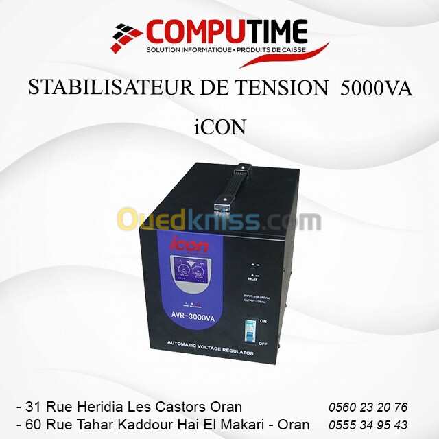 STABILISATEUR DE TENSION 5000VA iCON