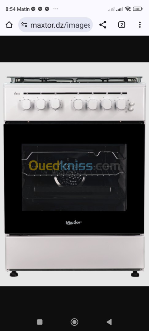 Cuisinière maxtor 