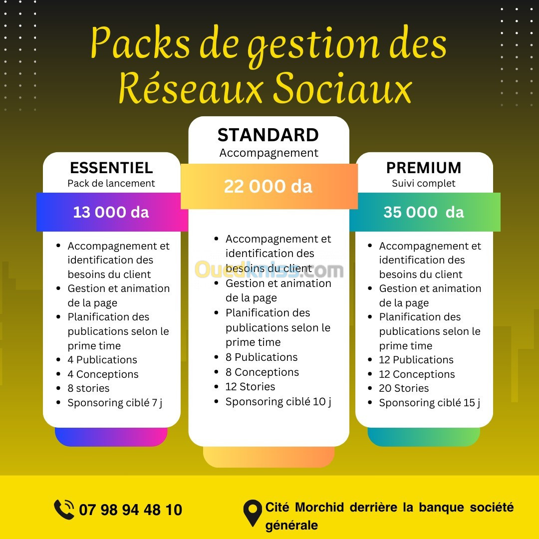 Gestion des réseaux sociaux 