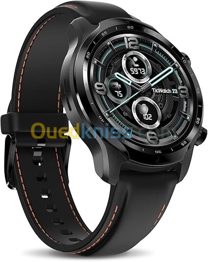 Ticwatch Pro 3 GPS Montre Connectée pour Hommes, Wear OS by Google, Afficheur Double Couche 2.0