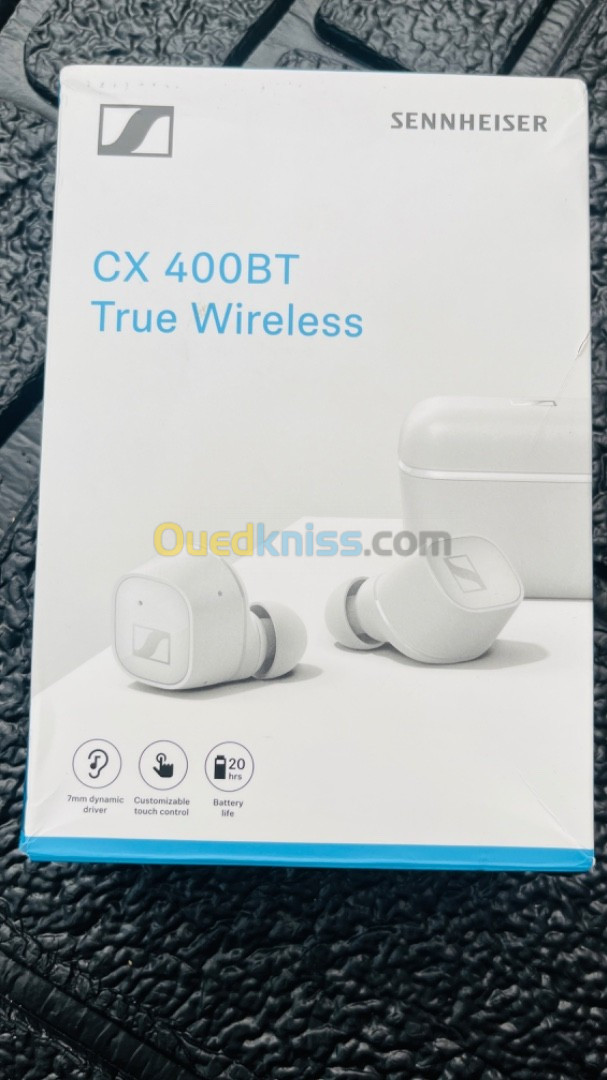 Sennheiser CX 400BT True Wireless Noise Cancellation Bluetooth Earbuds (White)
