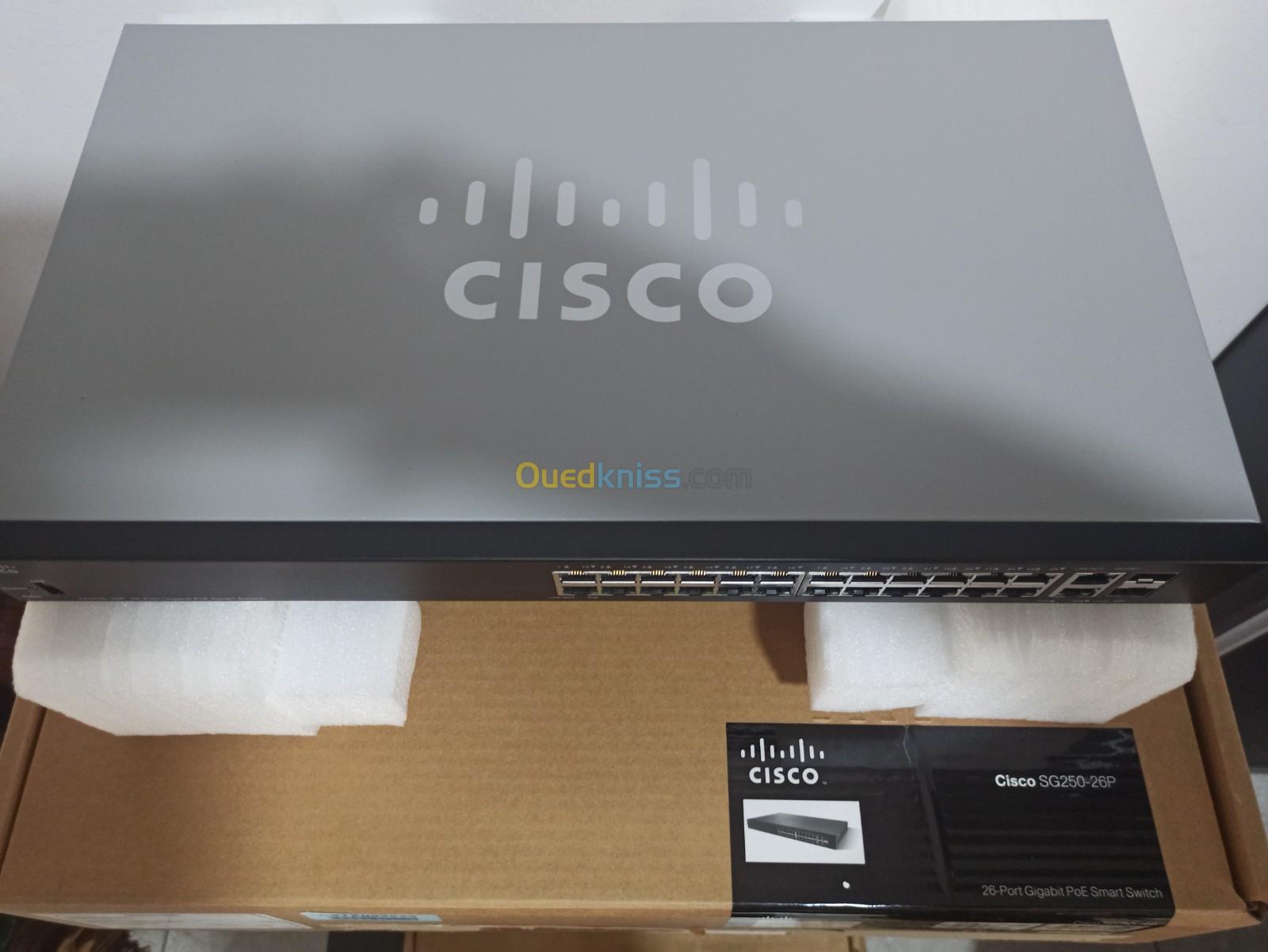 Cisco SG250-26P (Giga + Poe + L3 static routing) Neuf Sous emballage