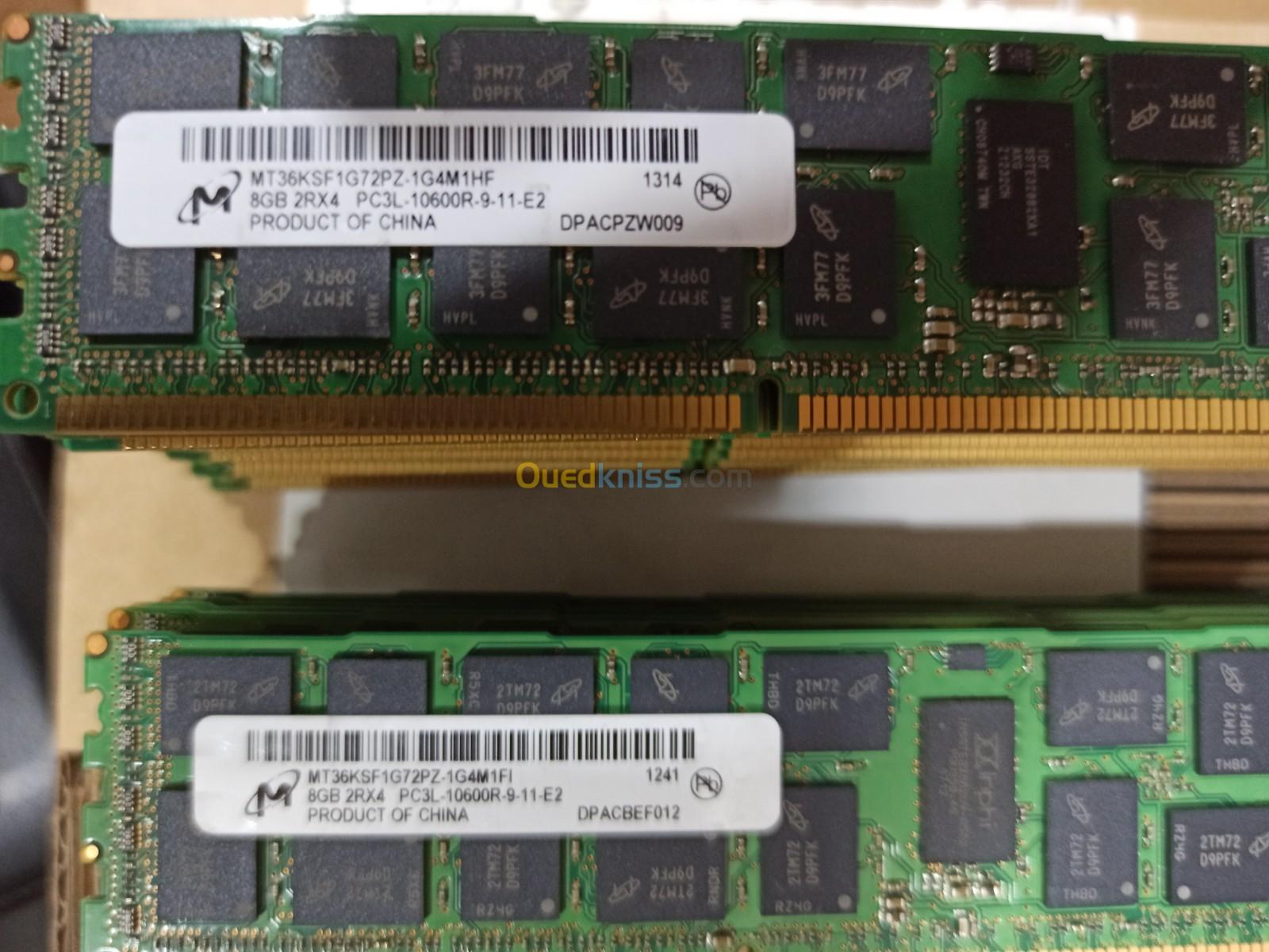 RAM SERVEUR 8GB 16GB Hynix Elpida Dell PC3L-10600R