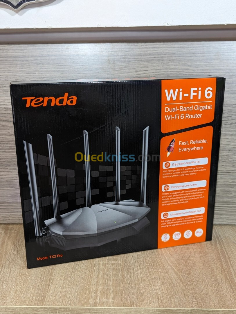 ROUTER TENDA TX2 PRO WI-FI 6 AX1500