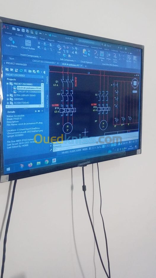 Formation Etudes Electriques caneco bt + autocad électrique( 15 jours )