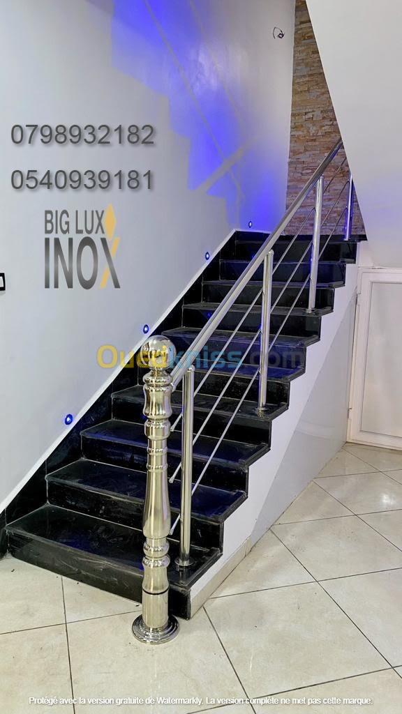 Rampe escalier Inox 