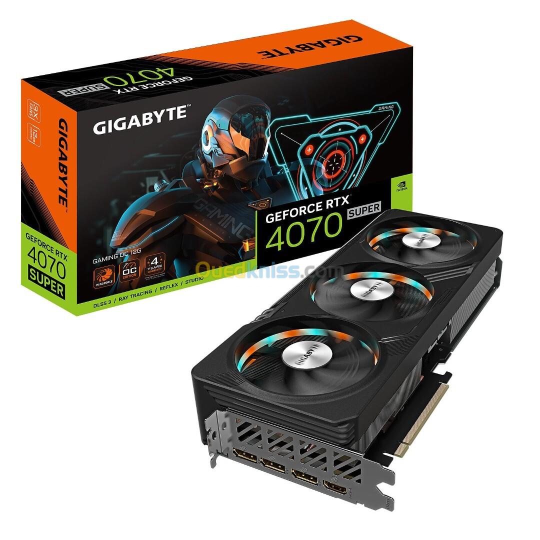 RTX 4070 Super 12 Go Gigabyte windforce / Eagle / Gaminc O.C 3 Fan (Prix spécial en config)