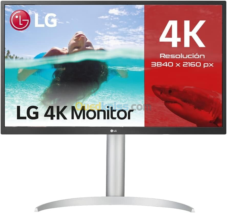 LG 27UP550N-W 4K 2160P LED 64 Hz - IPS - HDR 10 - Pivot - AMD FreeSync - Low Blue Light 