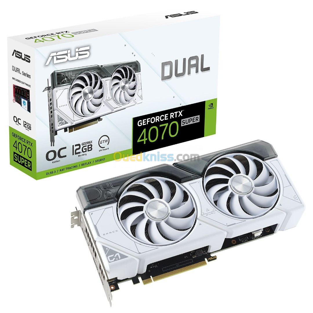 RTX 4070 Super ASUS DUAL 12 GO OC WHITE EDITION