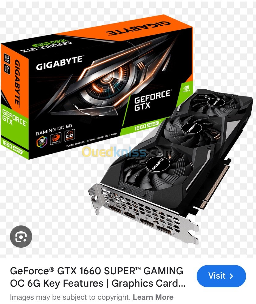 Gtx 1660 super 6GB / 3 fans