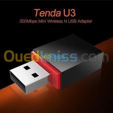 CLÉ WIFI TENDA U3 300Mbps NANO USB 