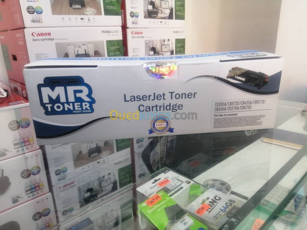 Toner Compatible HP et Canon 85A / 725 MARQUE MR