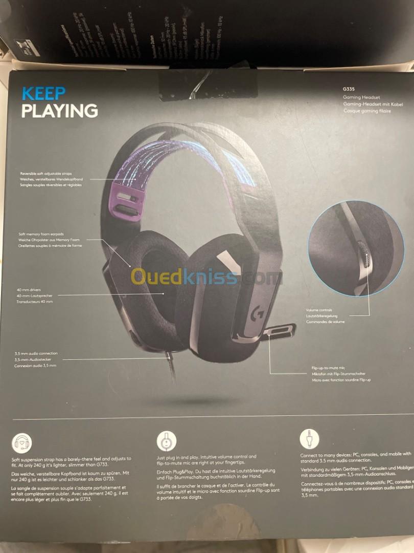 Vente casque Logitech g335