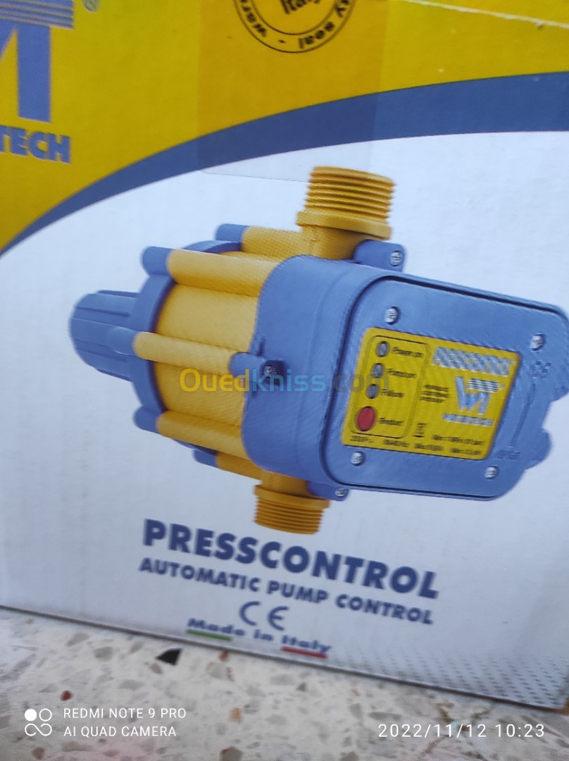 Pompe a eau presscontrol