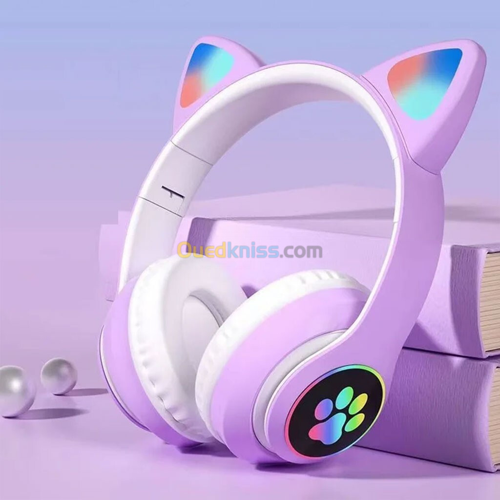 Casque Bluetooth Sans Fil Oreilles de Chat XY-231