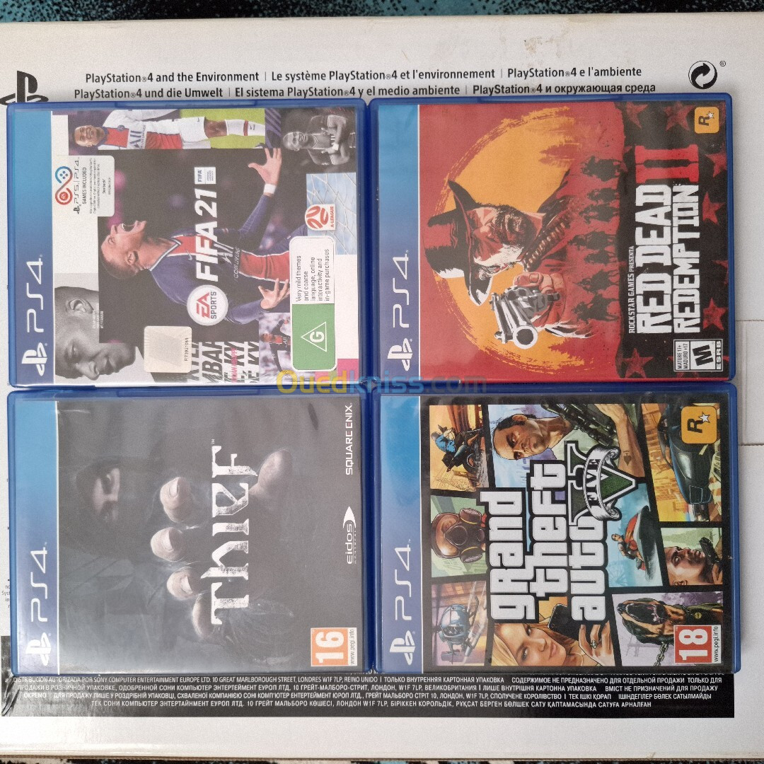 Lot 4 CD Ps4 