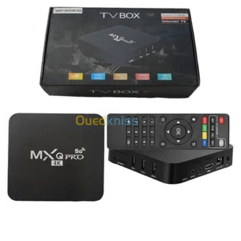 Smart TV box Android 4K 5Ghz V11,1 Dernier Version 8GB 128GB et 4GB 64GB 