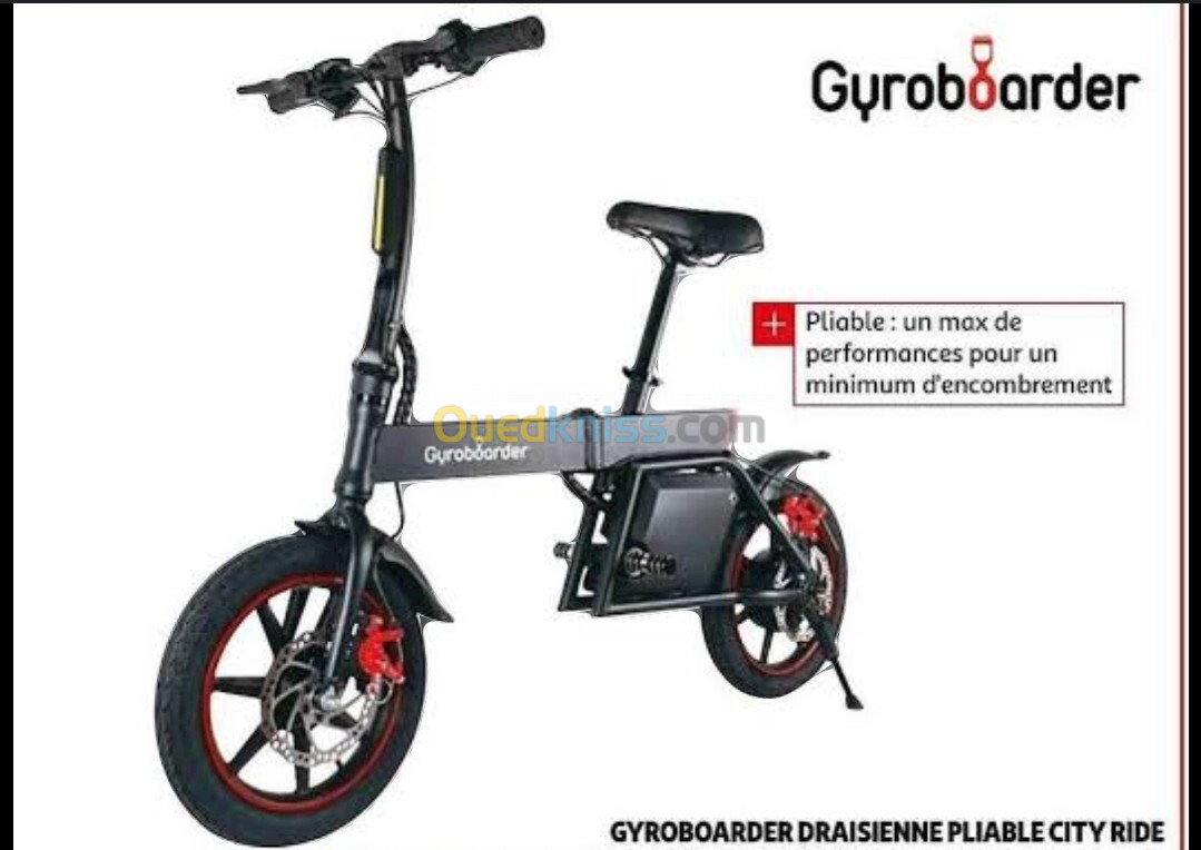 Vélo électrique Gyroboarder draisienne pliable Neuf