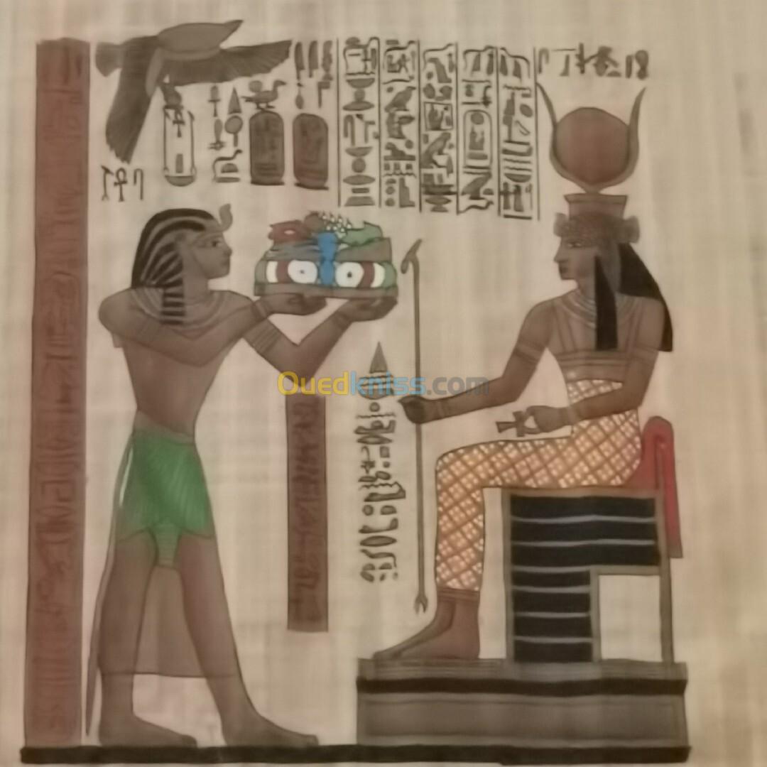 Un cadre d'peinture des pharaons