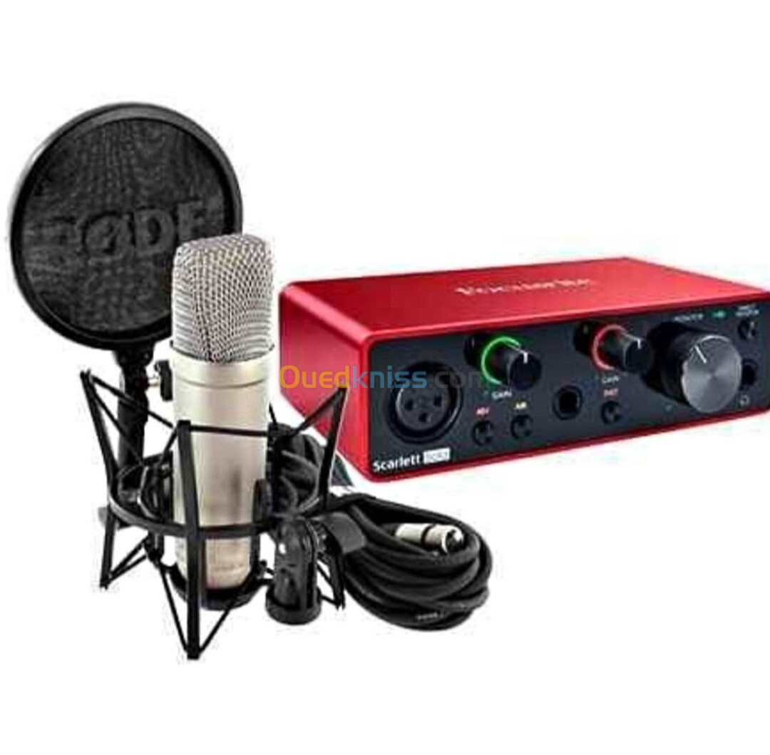 Gloster  Mic Rode Nt1a And Focusrite Scarlett 2i2 3rd Gen  