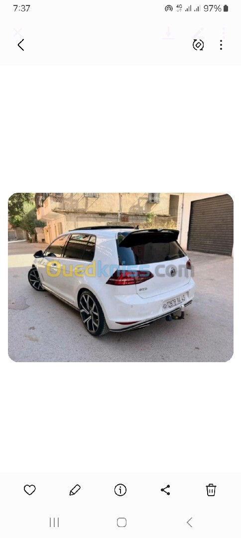 Volkswagen Golf 7 2014 Gtd