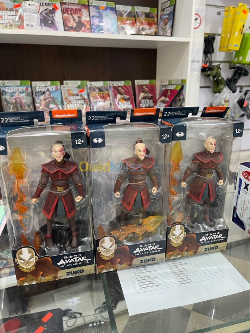 Figurines d'action de dessin animé Avatar Aang Zuko,